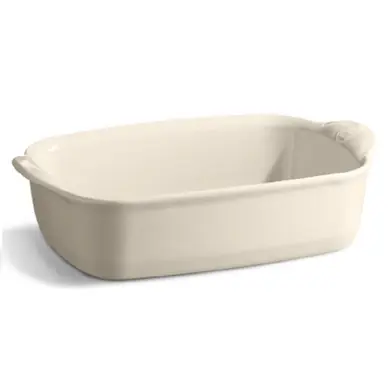 Authentique Plat à Four Emile Henry Argile 22 x 14 cm